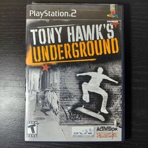 Playstation 2 Tony Hawks Underground Game With Manual And Case.